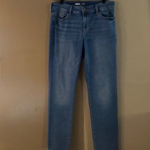 Old Navy , size 10 slim straight mid-rise blue jeans
